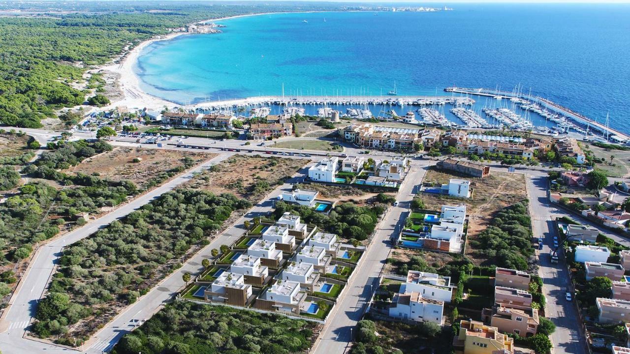 Casa De Lujo Frente A La Playa De Es Trenc Vila Sa Ràpita Exterior foto